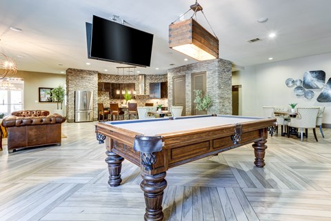 Clubhouse - Pool Table - TV's - Coffee Center at District at Medical Center, San Antonio